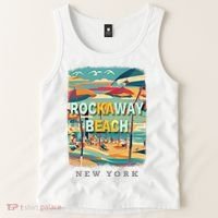 Rockaway Beach New York Queens Ny Surfing Tank Top thumb 2