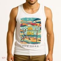 Rockaway Beach New York Queens Ny Surfing Tank Top thumb 3
