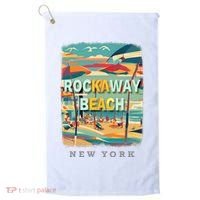 Rockaway Beach New York Queens Ny Surfing Golf Towel thumb 0