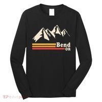 Retro Bend Oregon Mountains Long Sleeve Shirt thumb 0