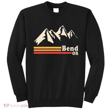 Retro Bend Oregon Mountains Sweatshirt
