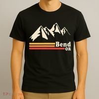 Retro Bend Oregon Mountains T-Shirt thumb 3