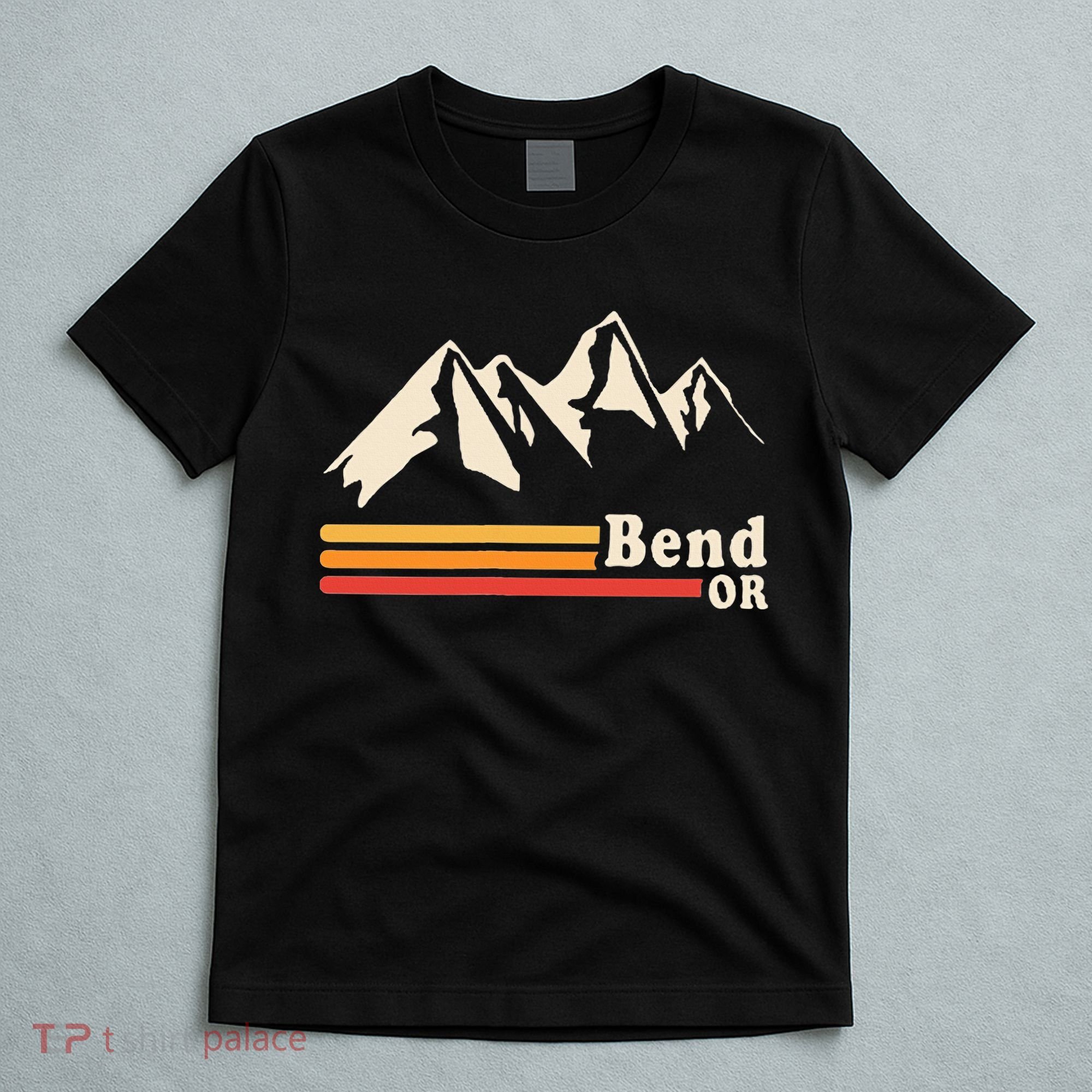 Retro Bend Oregon Mountains T-Shirt