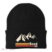Retro Bend Oregon Mountains Beanie thumb 0