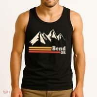 Retro Bend Oregon Mountains Tank Top thumb 3