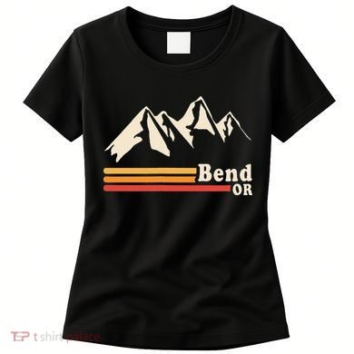 Retro Bend Oregon Mountains Women's T-Shirt