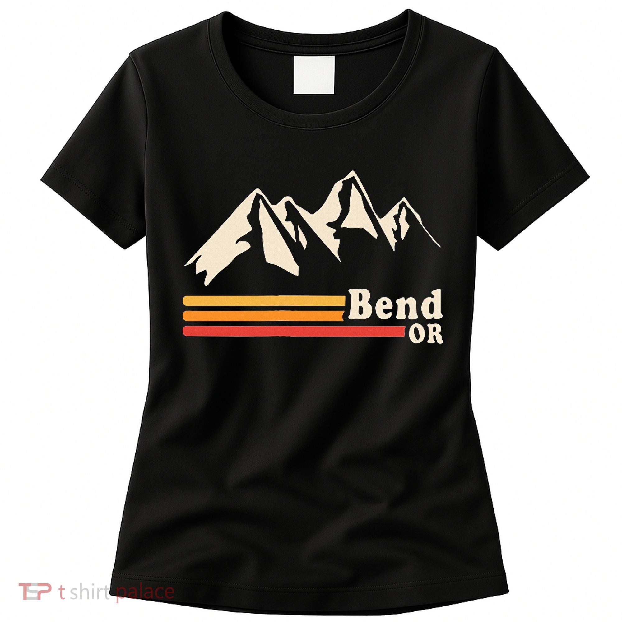 Retro Bend Oregon Mountains Women's T-Shirt
