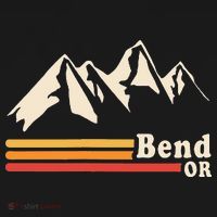 Retro Bend Oregon Mountains Tote Bag thumb 4
