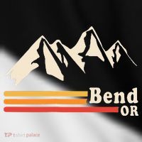 Retro Bend Oregon Mountains Toddler Fine Jersey T-Shirt thumb 2