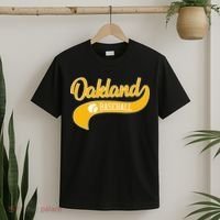 Retro Baseball Oakland Vintage Swoosh T-Shirt thumb 2