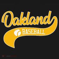 Retro Baseball Oakland Vintage Swoosh T-Shirt thumb 7