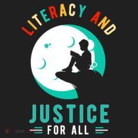 Reading Books Or Literacy And Justice Ll Cool Gift Beanie thumb 2