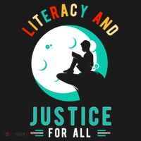 Reading Books Or Literacy And Justice Ll Cool Gift Women's Hoodie thumb 2