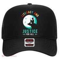 Reading Books Or Literacy And Justice Ll Cool Gift Hat thumb 0