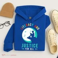 Reading Books Or Literacy And Justice Ll Cool Gift Hoodie thumb 4