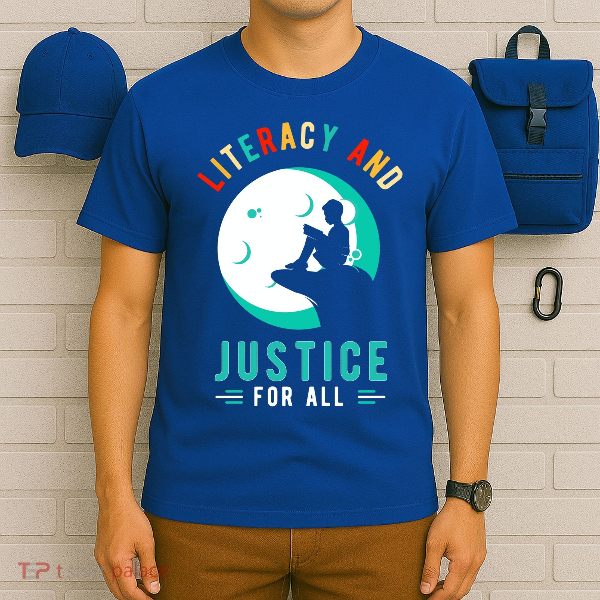 Reading Books Or Literacy And Justice Ll Cool Gift T-Shirt