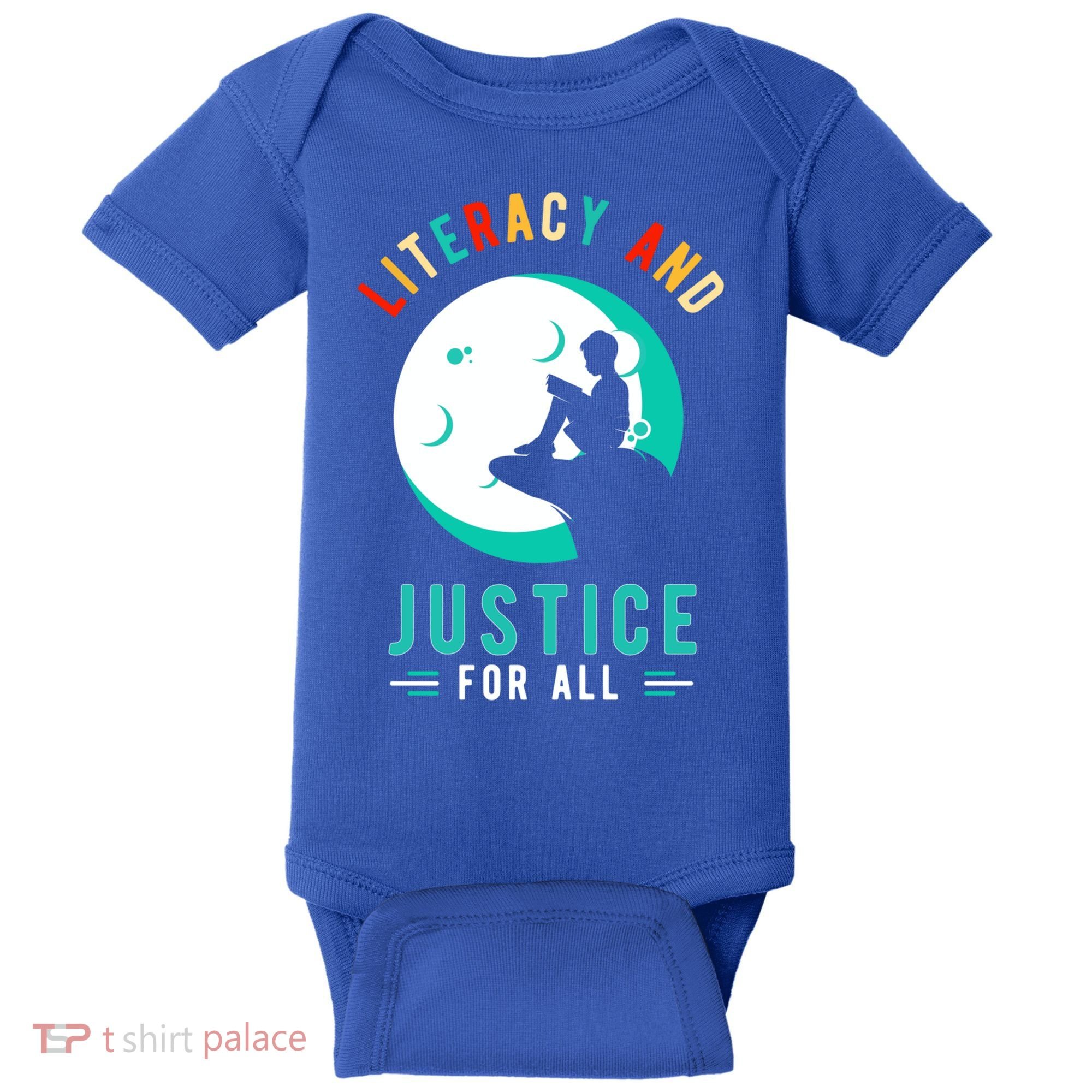 Reading Books Or Literacy And Justice Ll Cool Gift Baby Bodysuit