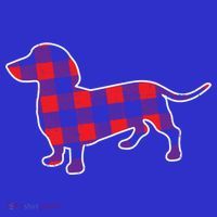 Red Bufallo Plaid Dachshund Dog Xmas Holiday Wiener Gift Apron thumb 3