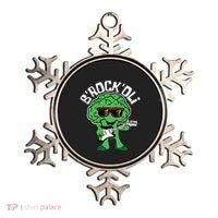 Rocking Broccoli Playing Guitar Veggie Vegetable Vegetarian Ornament thumb 0
