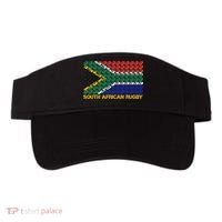 Rugby Ball Pattern South Africa Flag Visor thumb 0