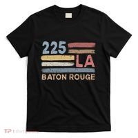 Retro Baton Rouge Area Code 225 Residents State Louisiana T-Shirt thumb 0