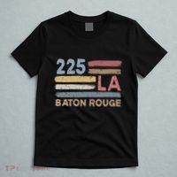 Retro Baton Rouge Area Code 225 Residents State Louisiana T-Shirt thumb 5
