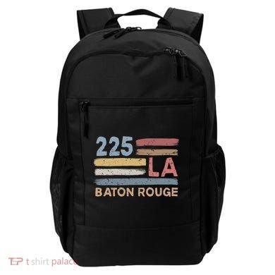 Retro Baton Rouge Area Code 225 Residents State Louisiana Backpack