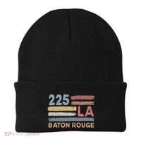 Retro Baton Rouge Area Code 225 Residents State Louisiana Beanie thumb 0