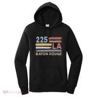 Retro Baton Rouge Area Code 225 Residents State Louisiana Women's Hoodie thumb 0