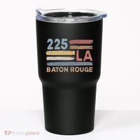 Retro Baton Rouge Area Code 225 Residents State Louisiana Tumbler thumb 0