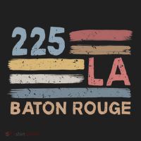 Retro Baton Rouge Area Code 225 Residents State Louisiana Tumbler thumb 3