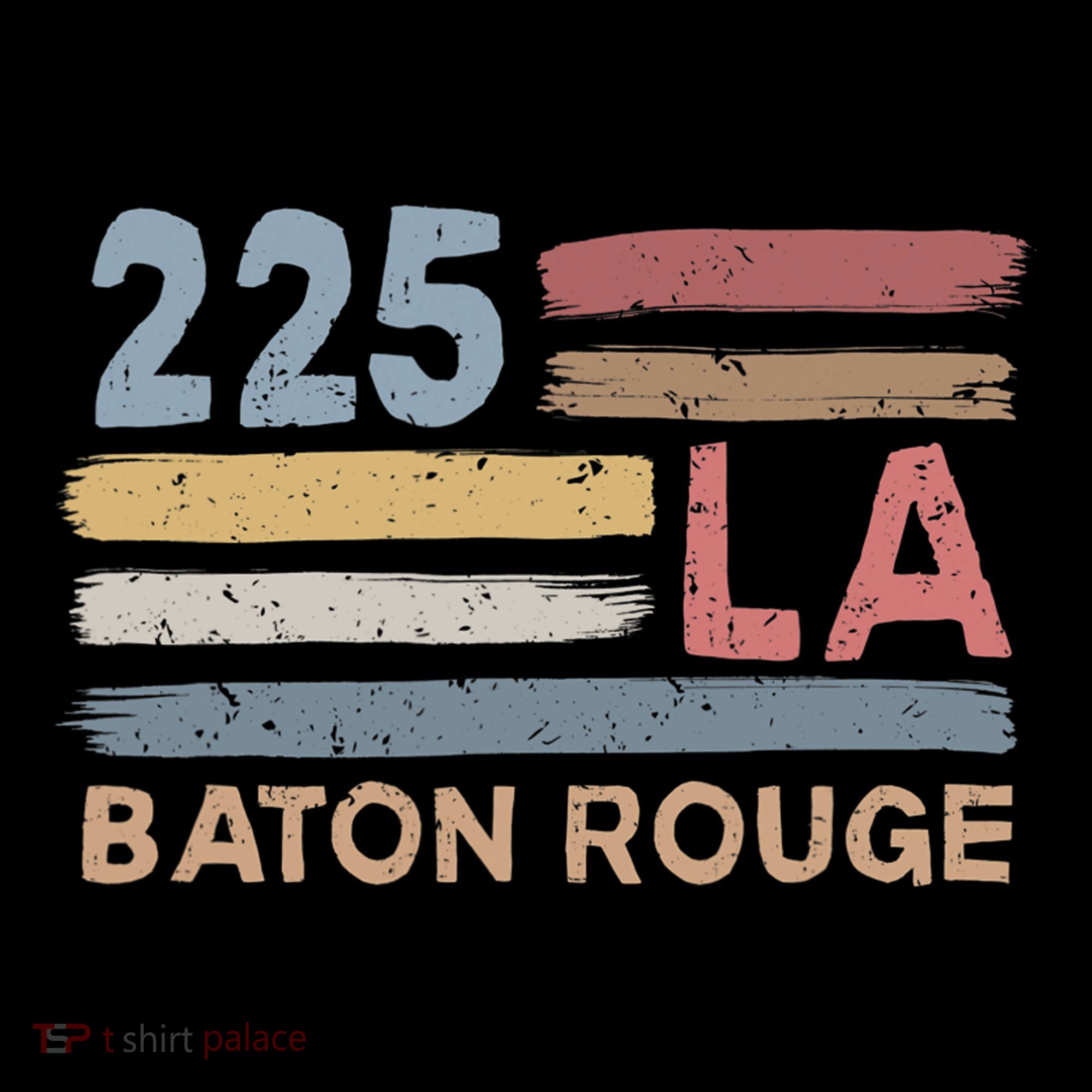 Retro Baton Rouge Area Code 225 Residents State Louisiana Mousepad