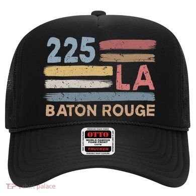 Retro Baton Rouge Area Code 225 Residents State Louisiana Hat