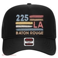 Retro Baton Rouge Area Code 225 Residents State Louisiana Hat thumb 0
