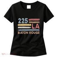 Retro Baton Rouge Area Code 225 Residents State Louisiana Women's T-Shirt thumb 0