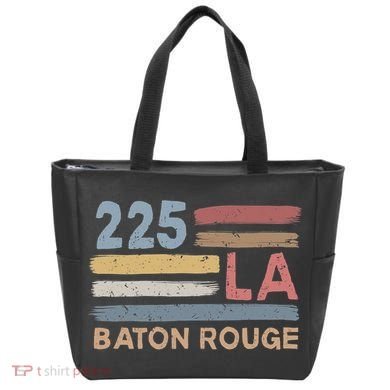 Retro Baton Rouge Area Code 225 Residents State Louisiana Tote Bag