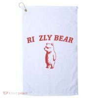 Rizzly Bear Golf Towel thumb 0