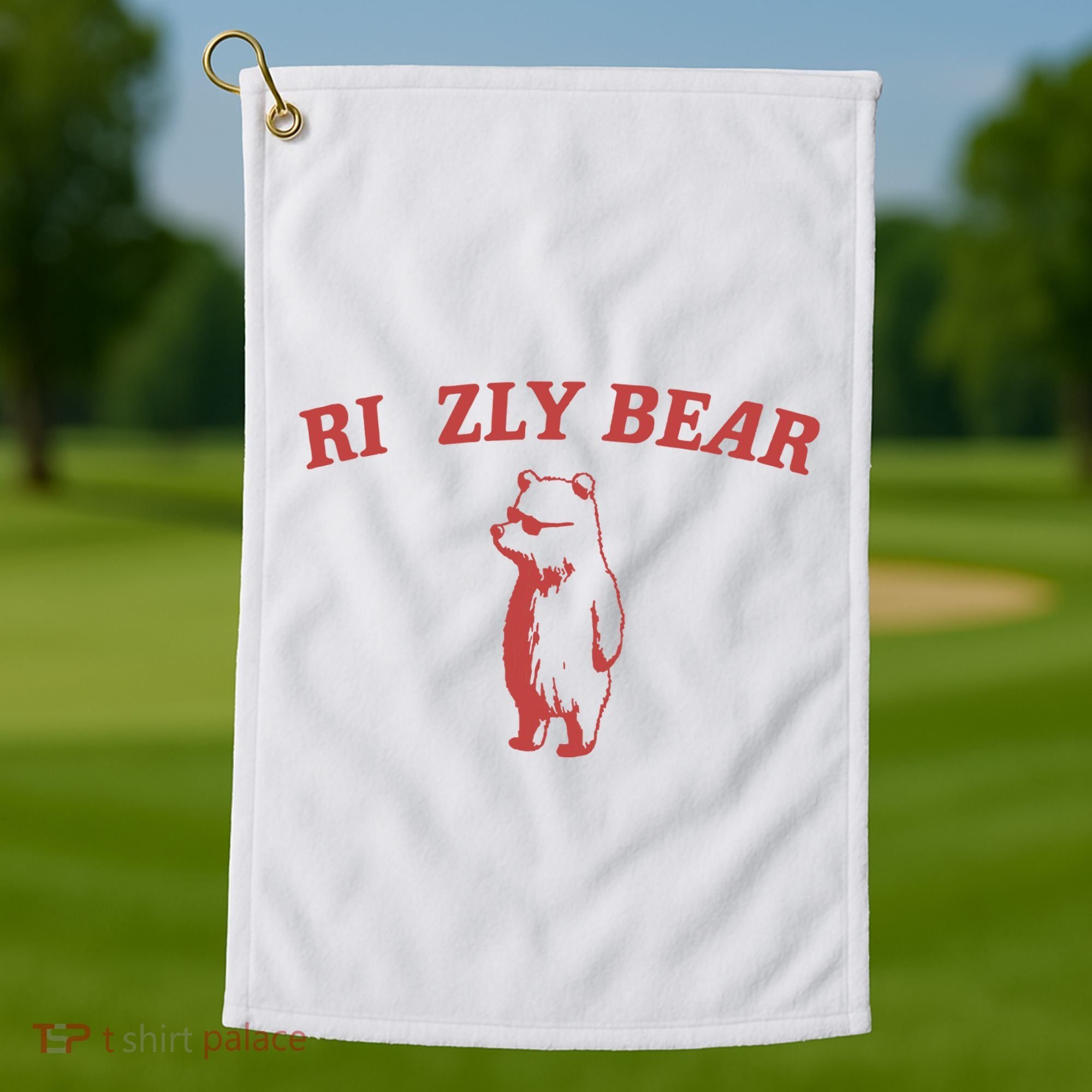 Rizzly Bear Golf Towel