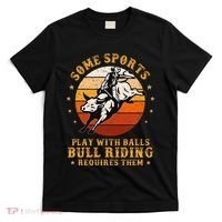 Rodeo Bull Riding Vintage Cowboy Country Ranch Bull Rider T-Shirt thumb 0