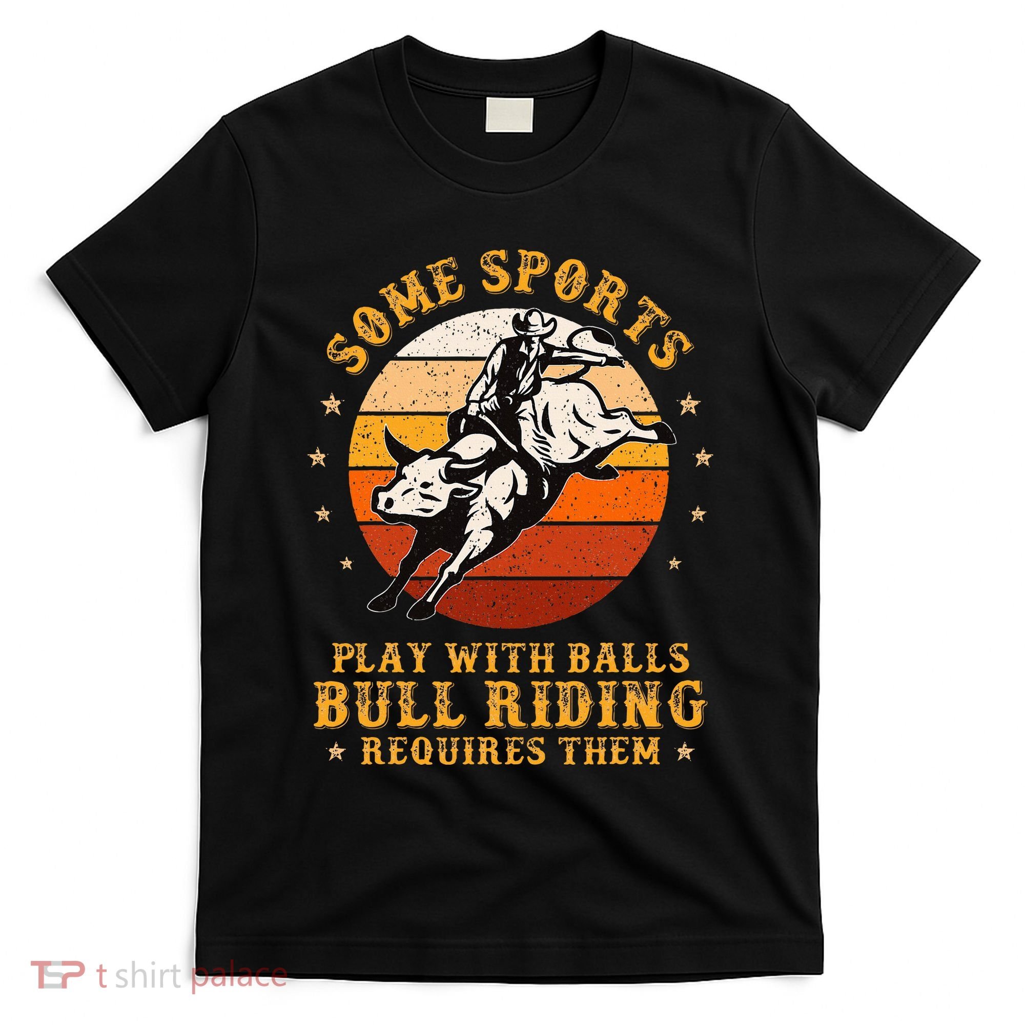 Rodeo Bull Riding Vintage Cowboy Country Ranch Bull Rider T-Shirt