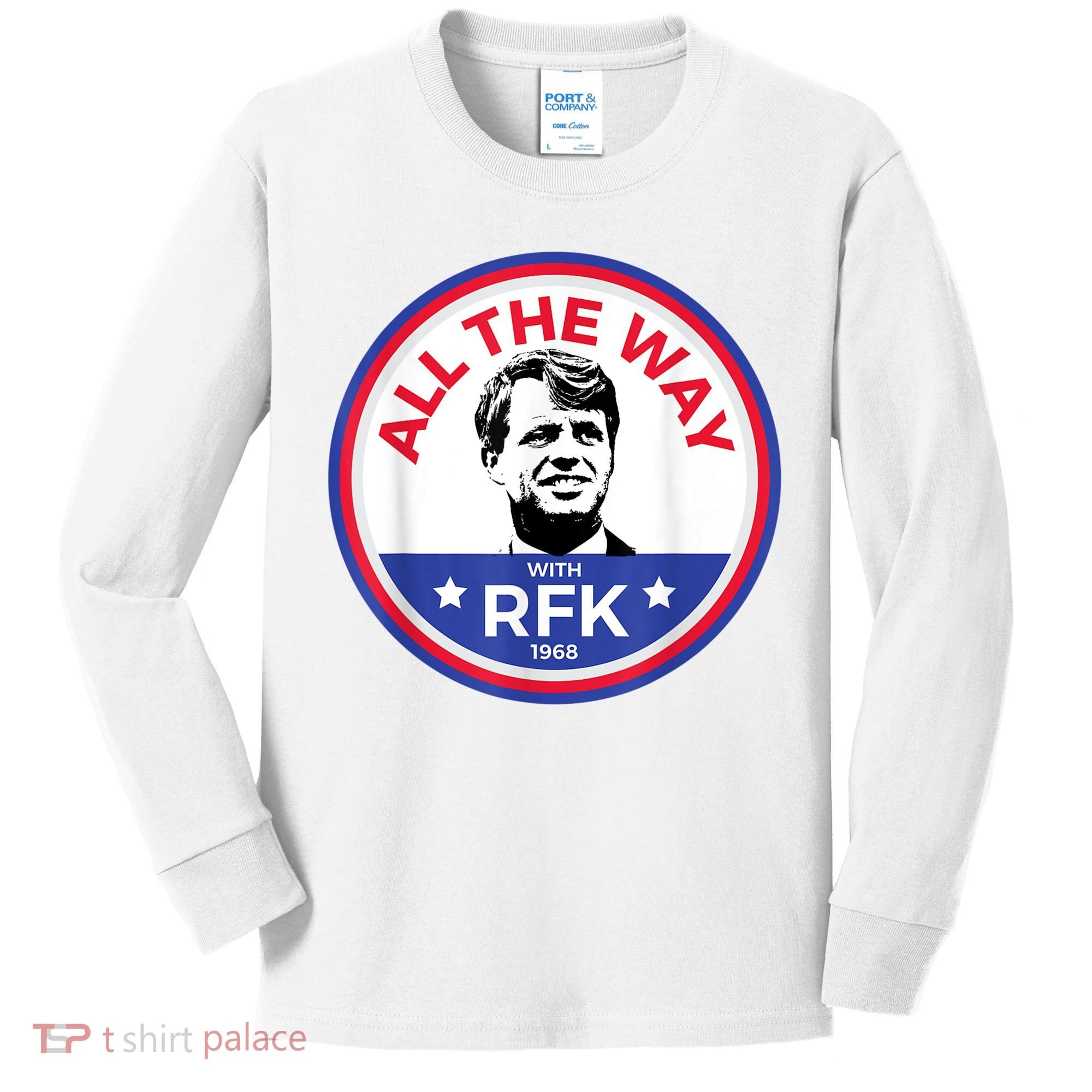 RFK Bobby Robert F Kennedy Kids Long Sleeve Shirt