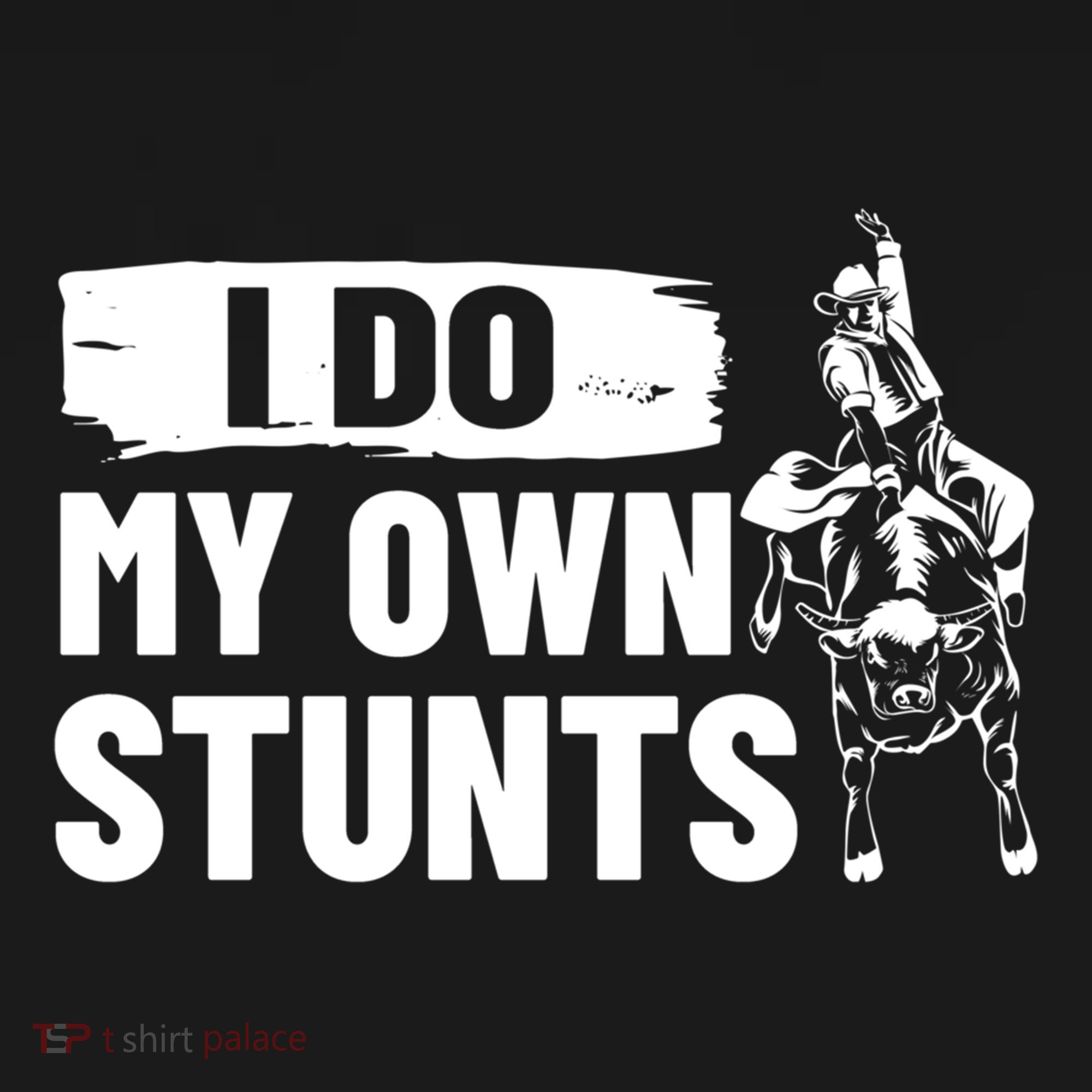 Rodeo Bull Rider I Do My Own Stunts Rodeo Party Bull Riding Gift Women's Hoodie