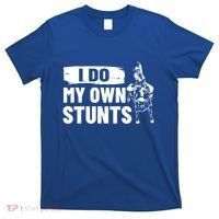 Rodeo Bull Rider I Do My Own Stunts Rodeo Party Bull Riding Gift T-Shirt thumb 0