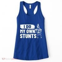 Rodeo Bull Rider I Do My Own Stunts Rodeo Party Bull Riding Gift Women's Tank Top thumb 0