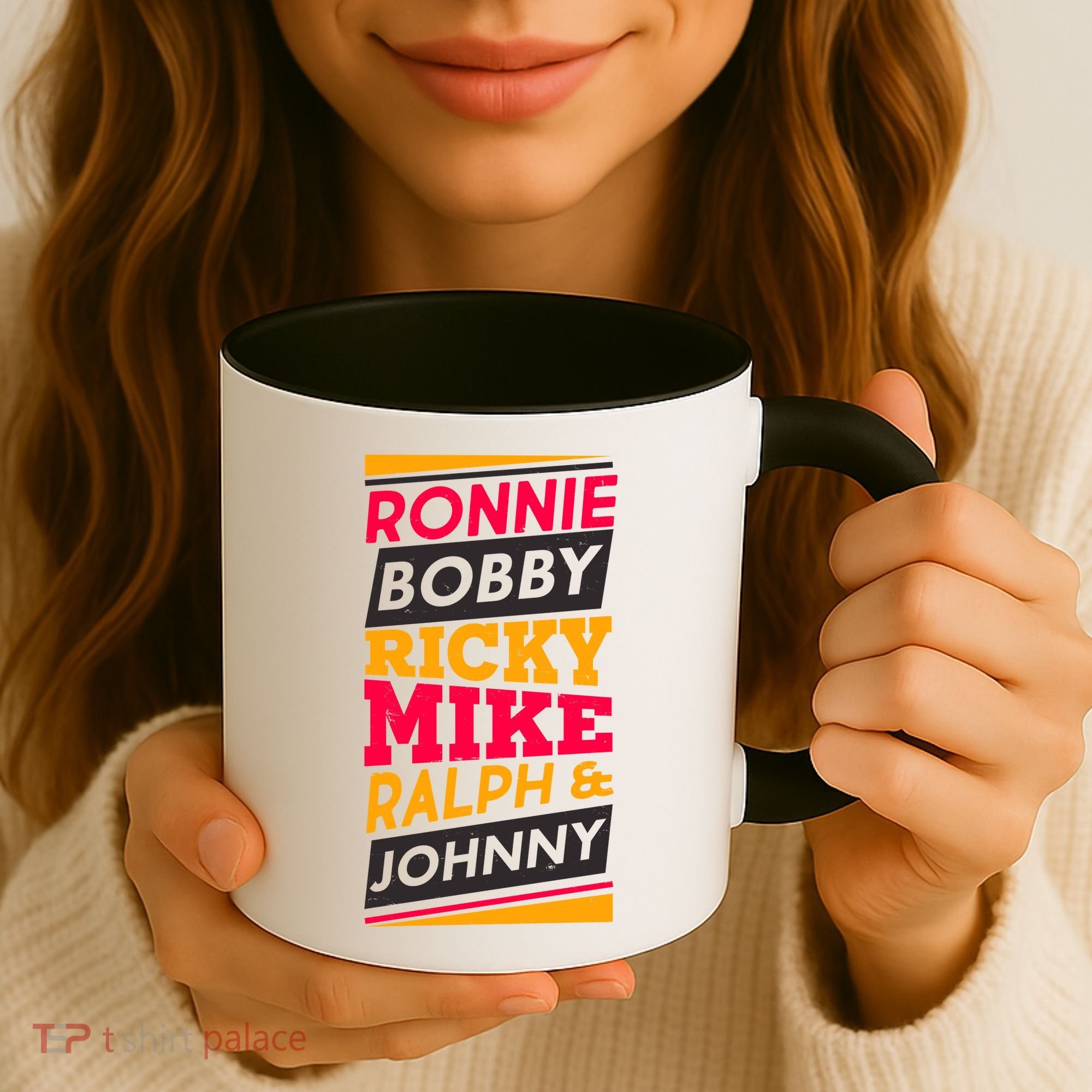 Ronnie Bobby Ricky Mike Ralph And Johnny Coffee Mug