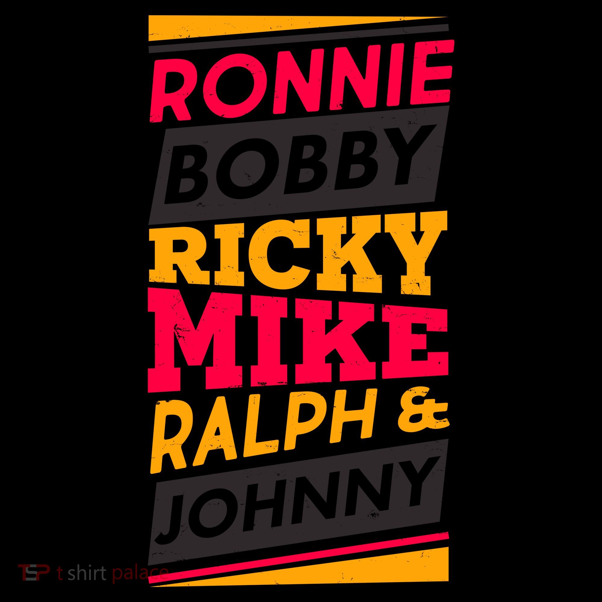 Ronnie Bobby Ricky Mike Ralph And Johnny Coffee Mug