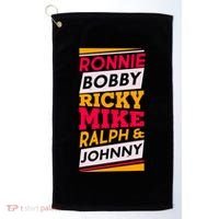 Ronnie Bobby Ricky Mike Ralph And Johnny Golf Towel thumb 0