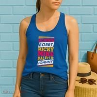 Ronnie Bobby Ricky Mike Ralph And Johnny Women's Tank Top thumb 2