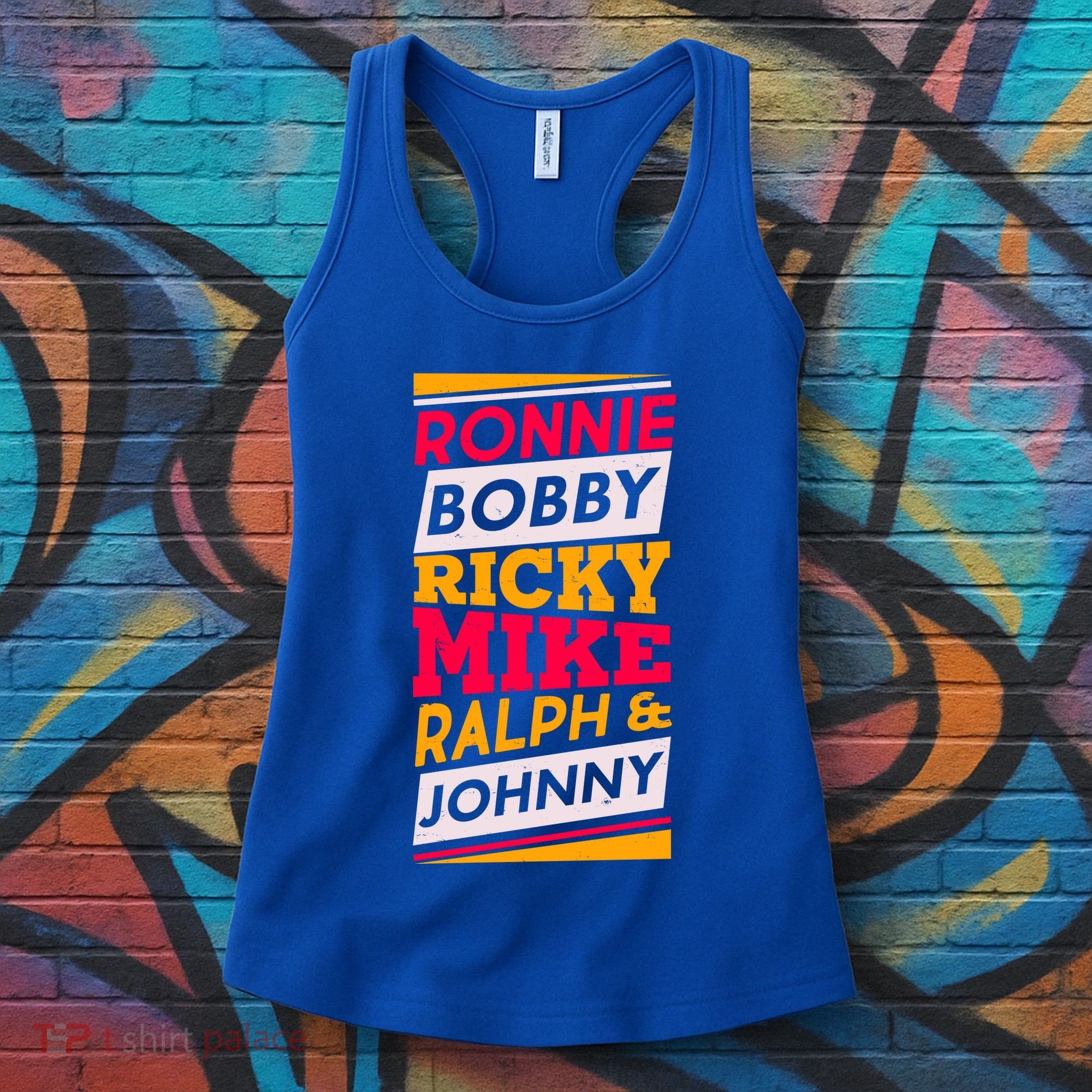 Ronnie Bobby Ricky Mike Ralph And Johnny Women's Tank Top