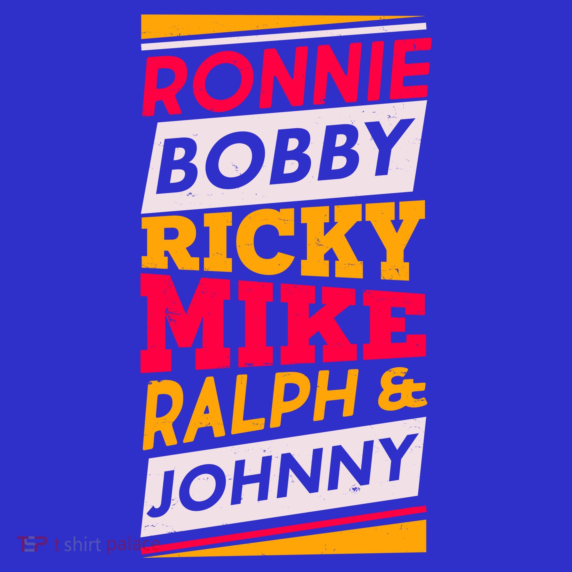 Ronnie Bobby Ricky Mike Ralph And Johnny Women's Tank Top